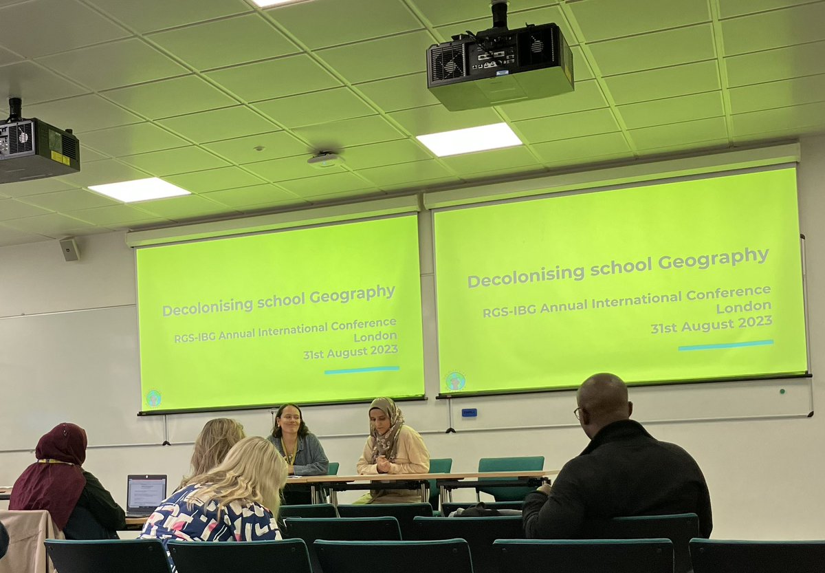 A great day at #RGSIBG2023 lots of interesting conversations from sustainability to decolonising school geography. Much food for thought.