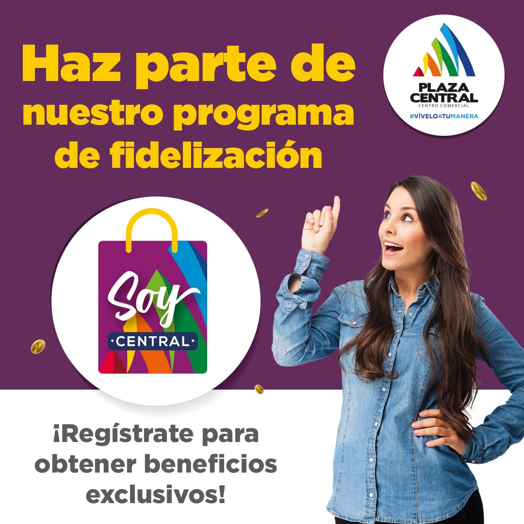 ¡Regístrate a "Soy Central" y disfruta obsequios y beneficios! 😀

Ingresa al siguiente link : soycentral.com.co/register?origi…👈🏻

Cuéntanos en los comentarios ¿Qué beneficios te gustaría recibir por ser un cliente fiel? 🛍️
.
#VíveloATuManera