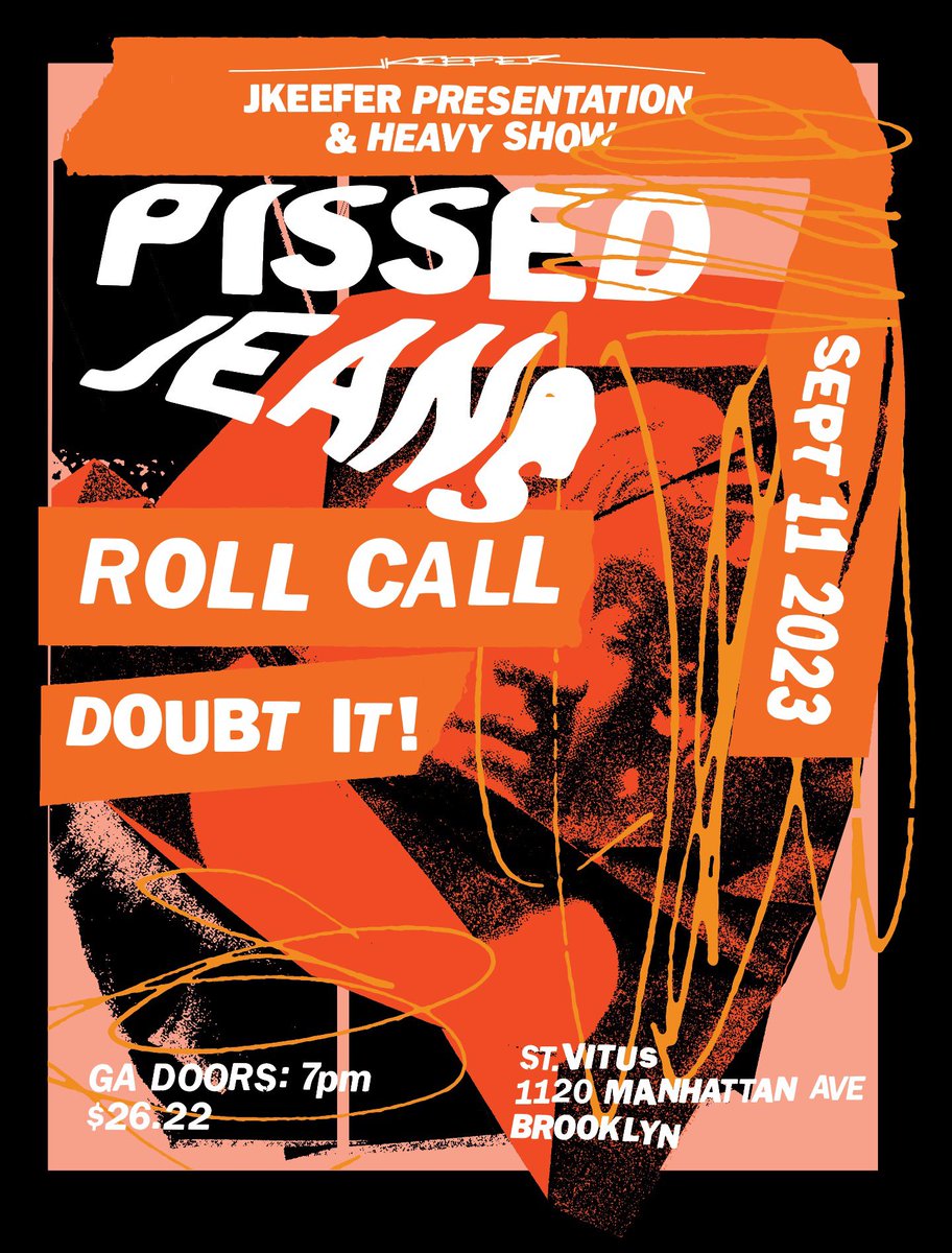 Joseph Keefer (@josephkeefer) on Twitter photo NYC better show out for <a href="/ThePissedJeans/">Pissed Jeans</a> <a href="/Doubtitrocks/">Doubt It!</a> and Roll Call at <a href="/saintvitusbar/">Saint Vitus</a> Tickets: link.dice.fm/e1u37KCGICb cc: <a href="/brooklynvegan/">BrooklynVegan</a> <a href="/noechonet/">No Echo</a> I haven’t booked a show in like 15 years let’s go! NYC better show out for <a href="/ThePissedJeans/">Pissed Jeans</a> <a href="/Doubtitrocks/">Doubt It!</a> and Roll Call at <a href="/saintvitusbar/">Saint Vitus</a> Tickets: link.dice.fm/e1u37KCGICb cc: <a href="/brooklynvegan/">BrooklynVegan</a> <a href="/noechonet/">No Echo</a> I haven’t booked a show in like 15 years let’s go!