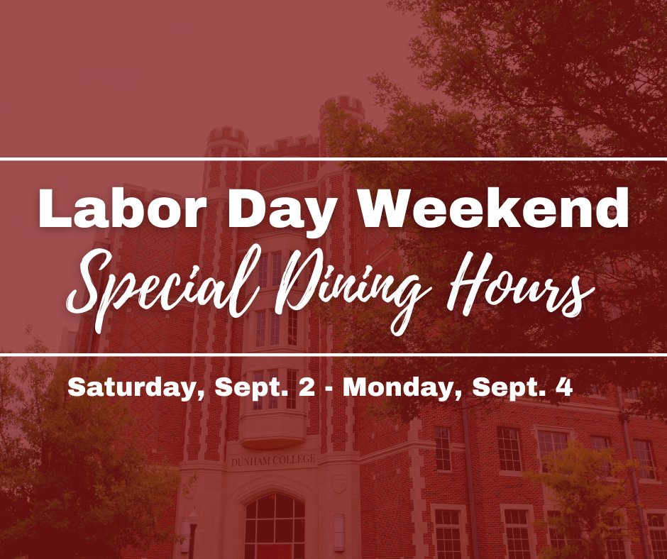 Staying on campus for Labor Day weekend? Make sure to look at our special dining hours. 🍽️ ⏰  link.ou.edu/special-dining…