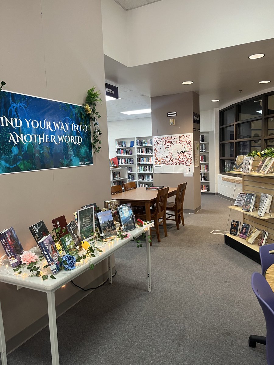 MsBlibrarynette's tweet image. Come visit your PNGHS library💜 come checkout a book and go on a fantastic fairy tale adventure.