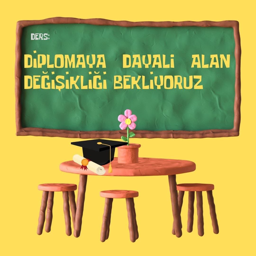 <a href="/Yasingrms0/">Yasin Görmüş</a> <a href="/Yusuf__Tekin/">Yusuf Tekin</a> <a href="/cftcblnt/">Bülent ÇİFTCİ</a> <a href="/omurfatih/">Ömür Fatih Karakullukçu</a> #MebAlanDeğişikliğiBekliyoruz 

<a href="/tcmeb/">Millî Eğitim Bakanlığı</a> <a href="/Yusuf__Tekin/">Yusuf Tekin</a> <a href="/kemalsamlioglu/">Kemal ŞAMLIOĞLU</a> <a href="/yilmaznazif/">Nazif Yılmaz</a> <a href="/farukyelkenci/">Ömer Faruk Yelkenci</a> <a href="/cftcblnt/">Bülent ÇİFTCİ</a> <a href="/EgitimBirSen/">Eğitim-Bir-Sen</a> <a href="/MemurSenKonf/">Memur-Sen</a> <a href="/turkegitimsen/">Türk Eğitim Sen</a> <a href="/_aliyalcin_/">Ali YALÇIN</a> <a href="/alideniz02/">Ali DENİZ</a> <a href="/_mehmettuncay/">Mehmet TUNCAY</a> <a href="/talatyavuz29/">Talat YAVUZ</a> <a href="/TalipGeylan06/">Talip Geylan</a> <a href="/leventkuruoglu/">Levent Kuruoğlu</a> <a href="/egitimgucusen/">EĞİTİM GÜCÜ SEN</a>
Biz de bir müjde bekliyoruz..