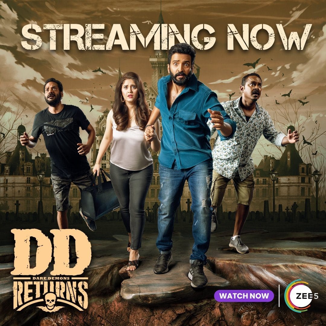 VCDtweets's tweet image. #Santhanam&apos;s Recent BLOCKBUSTER HIT #DDReturns streaming now on Zee 5 🖖💥
