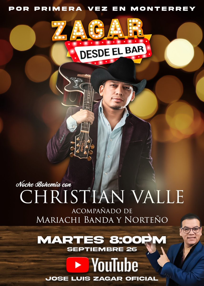 Nos vemos en Monterrey por primera vez con #zagardesdeelbar
