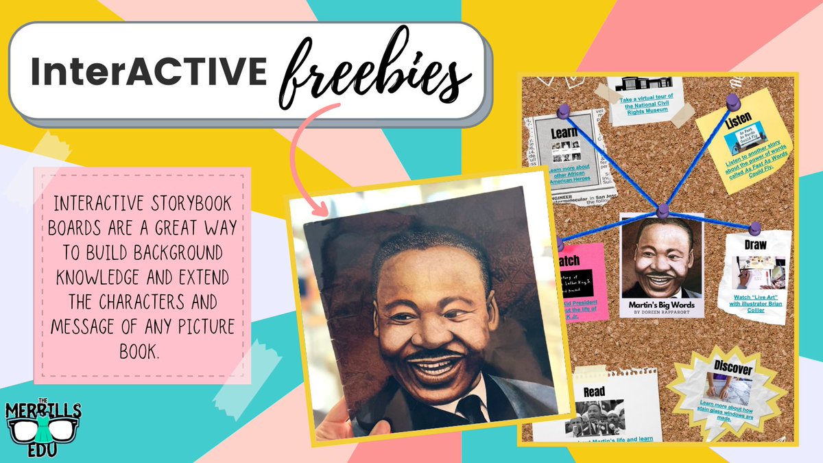 ✨InterACTIVE Story Boards! ✨ Help your students build background knowledge with this fully editable template from @canva! 🙌🏻 Learn how it all works ⬇️ themerrillsedu.com/blog-1/2022/1/… #interACTIVEclass #Canva #CanvaEDU #TEACHers #TeacherTwitter @CanvaEdu #TeachersOfTwitter #EdTech