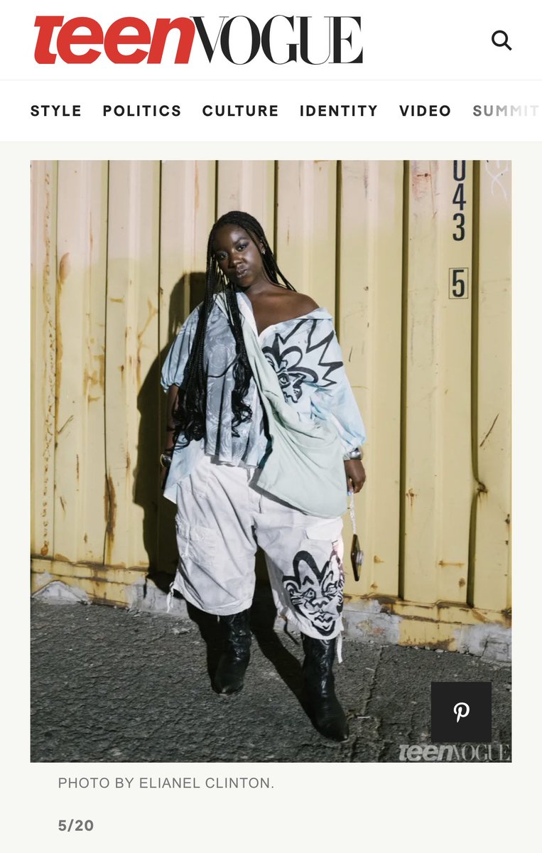 Our designer for the Club of the Cherubim clothing line was just featured in <a href="/TeenVogue/">Teen Vogue</a> 🔥♣️🪽

Congrats <a href="/Sainagold/">IthinkitsSai</a> for the consistent growth 🤍