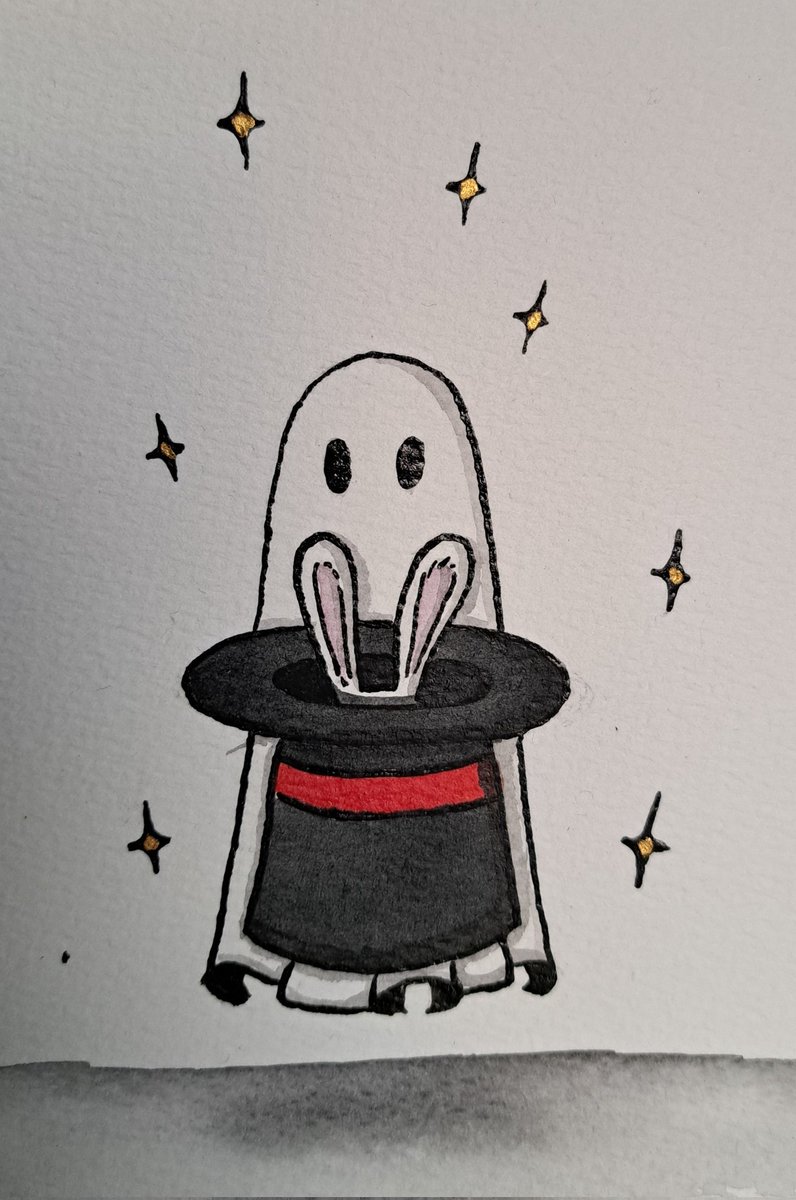 #AuGHOST2023 

Day 31: Magic 

#kleineKunstklasse