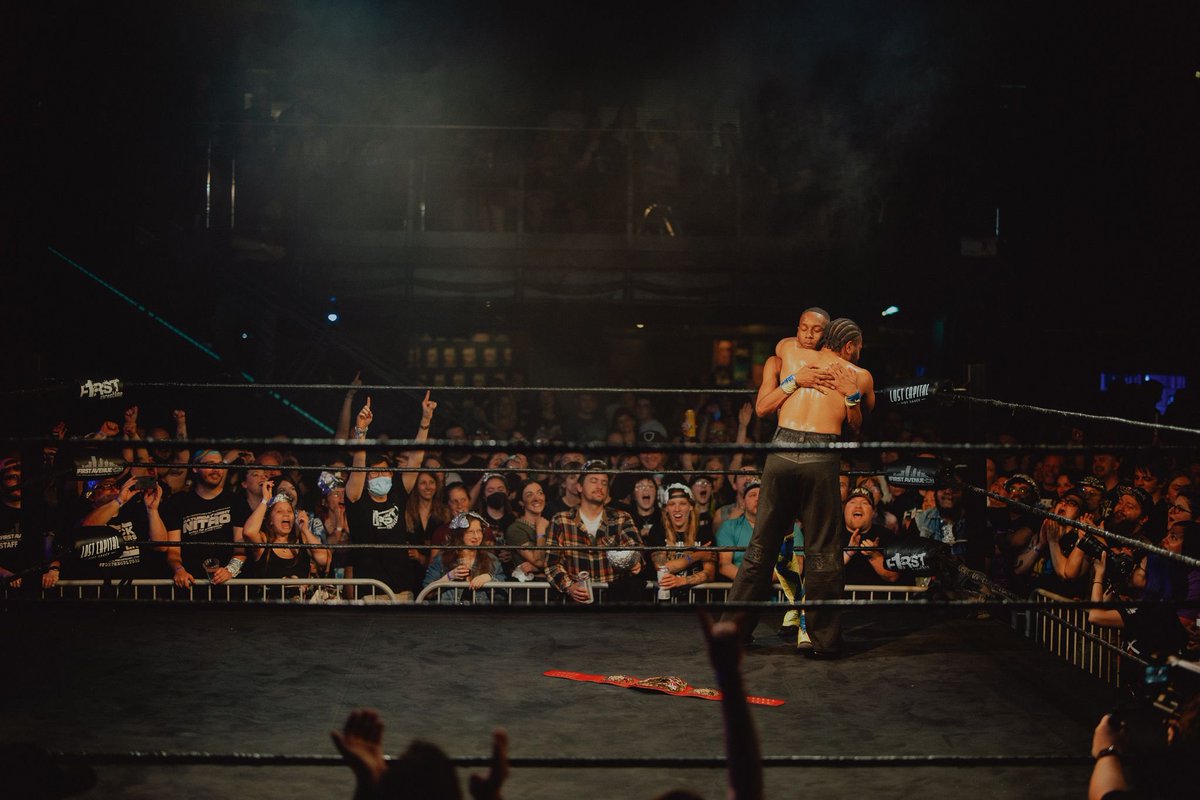 TheDevonMonroe's tweet photo. 👹 LETS GET IT! 👹 #AEWRampage https://t.co/A6CGSv4bOj