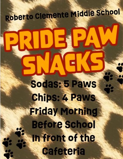 Jaguars, tomorrow morning you’ll have another opportunity to spend your PRIDE paws! 🐾 Thank you for being Prepared, treating others with Respect, displaying Integrity, being Diligent, and remaining Engaged! ❤️🐆✨ #ThisIsTheWay @Agudo_OCPS @OCPSnews