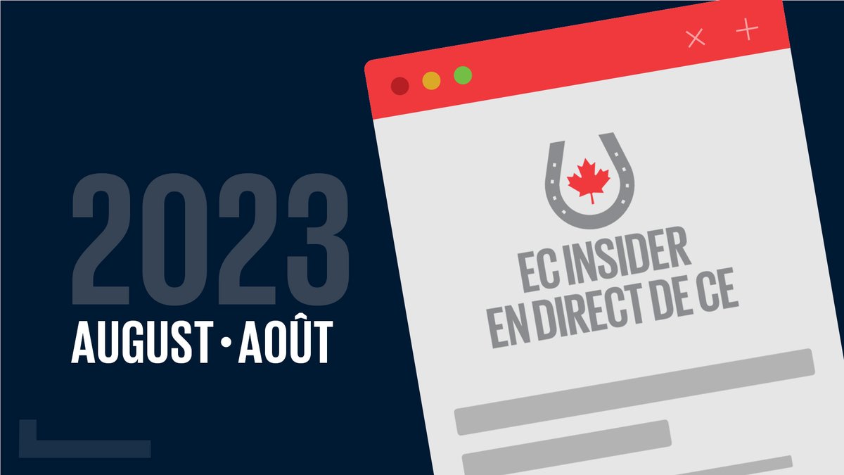 EC INSIDER | August 2023 Edition 🗞️Now Available: shorturl.at/jsPXZ EN DIRECT DE CE | Édition de août 2023 🗞️Maintenant disponible : shorturl.at/ADQ59
