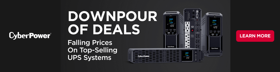 CyberPowerInfo's tweet photo. DOWNPOUR OF DEALS - Power through storm season with savings on @CyberPowerInfo's most popular UPS systems. From August 1 – September 30, 2023, save on top-selling UPS models to help you weather the storms. https://t.co/iP8inu0A2k
#CyberPower #StormSeason #UltimateAllyInPower https://t.co/M4prsK0KZ6