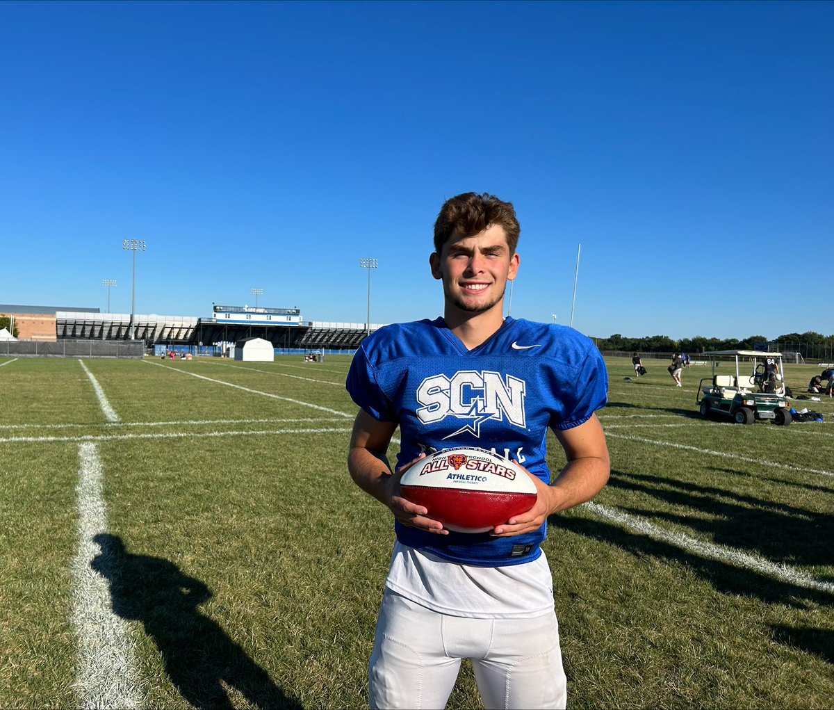 Congratulations to our Week 1 #HighSchoolAllStars recipient brought to you by @Athletico, Ethan Plumb of @SCNAthletics. @BWWings x #ThisIsHSFootball