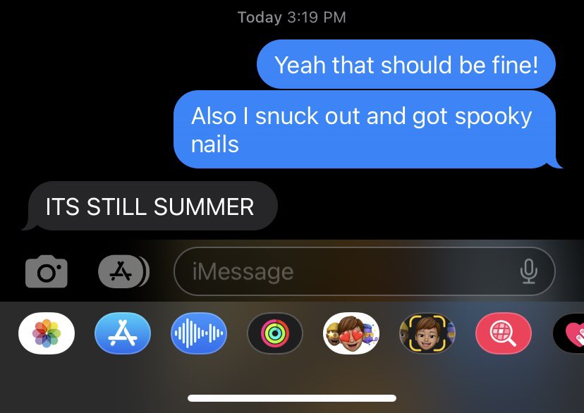 Don’t you dare suggest to <a href="/heathergrayyy/">HG</a> that fall is around the corner.