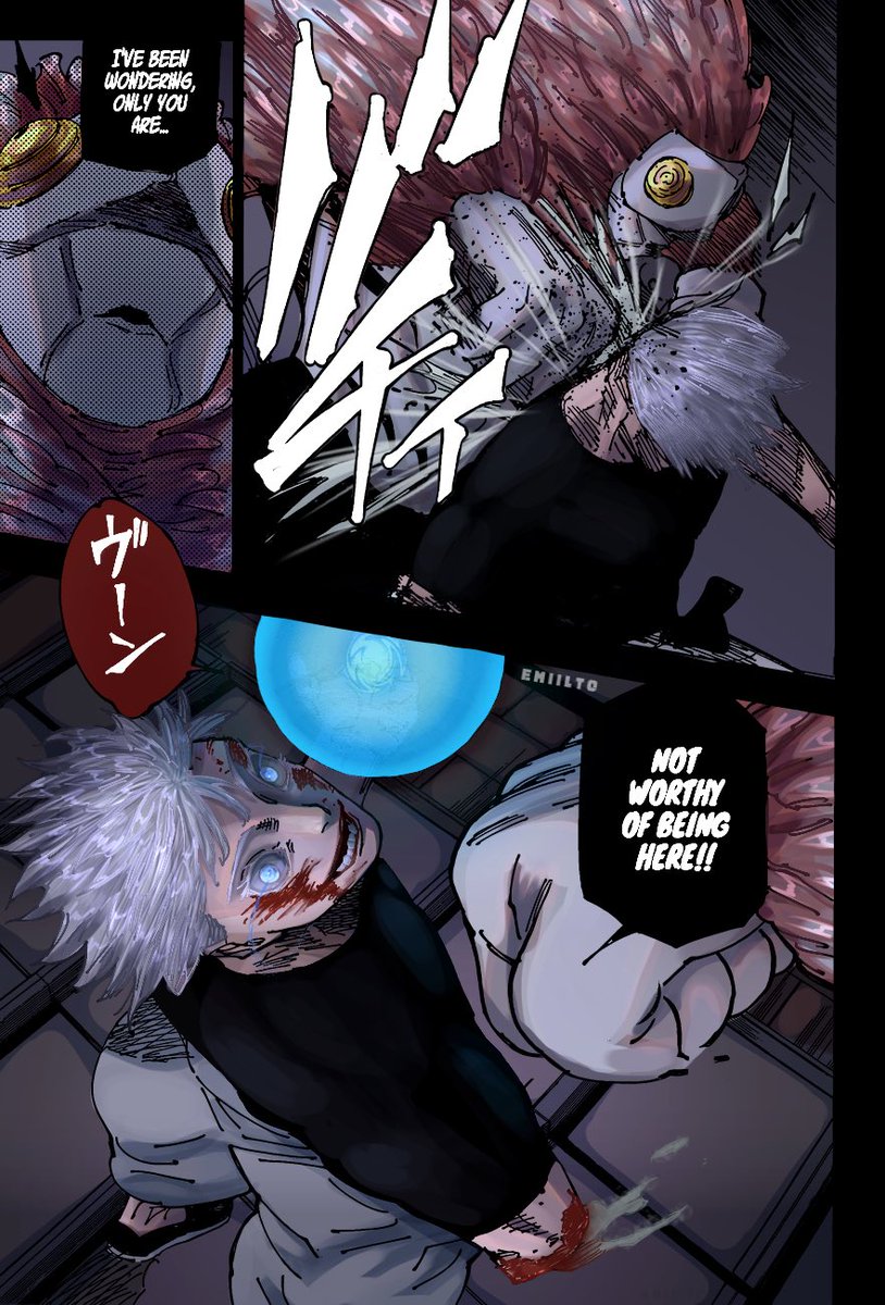 emiilto's tweet photo. Not worthy. 

#JujutsuKaisen #jjk #jjk234 https://t.co/yn55fLTt8e