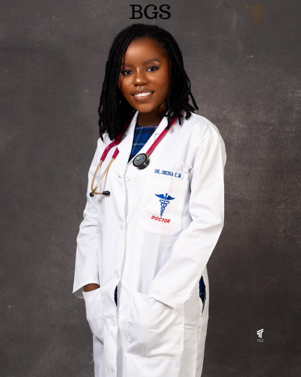 Introducing our best graduating student💙 Dr Okoka Elile Monisola B.sc, M.Sc.(Unilag), MB;BS(Hons) (Ikeja) 10 out of 13 distinctions Including distinctions in Med and surg, Ob/gyn and pediatrics The best med student LASUCOM ever produced