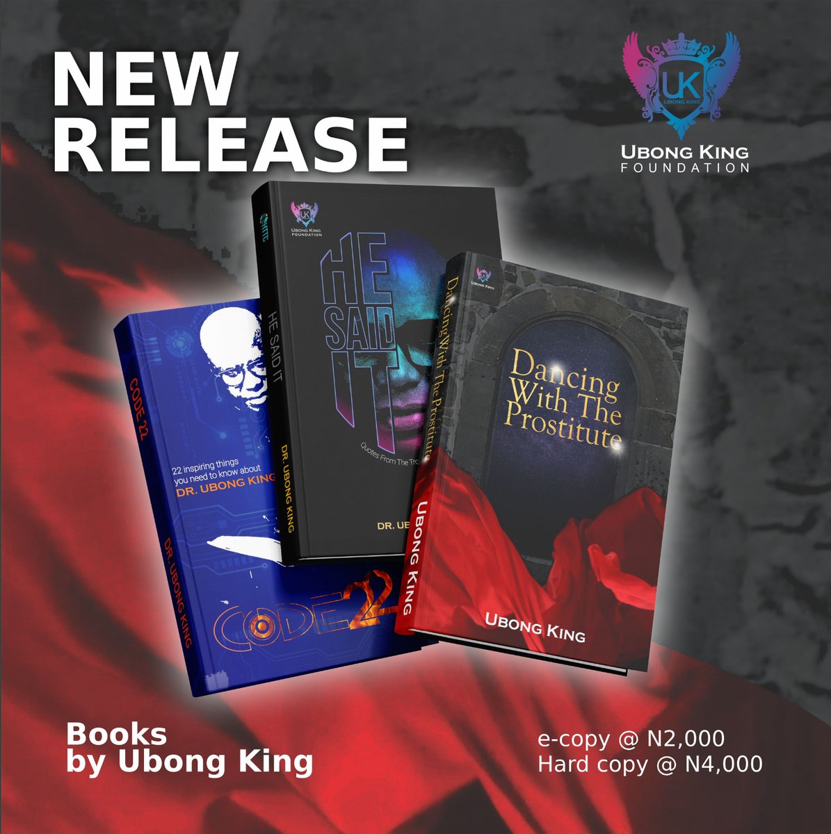ThinkationUKF's tweet photo. Here's something fresh from the Ubong King Foundation.
3 of his books will be released for purchase. 

Watch out for the release date and the purchase and download instructions. 

Make it a date! 

#UbongKingLivesOn
#UbongKingLegacies
#TheTroubleMaker
#Thinkation2024
#SwitchItOn https://t.co/XLZGU1wutB