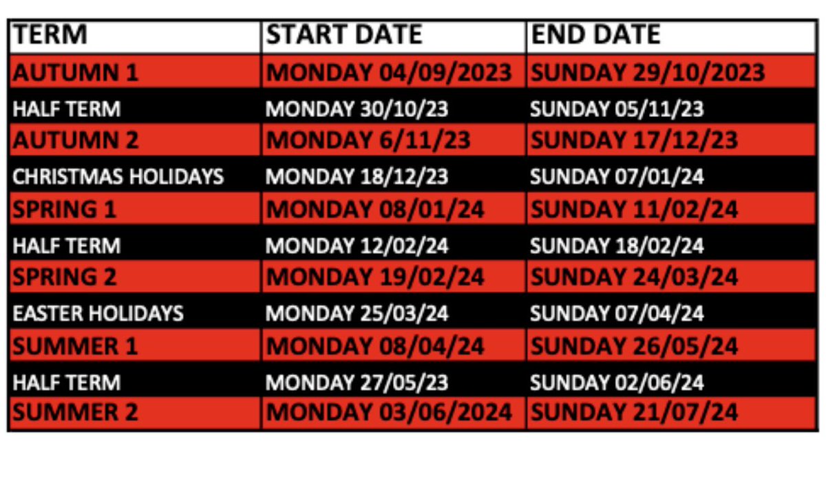 JustOneTheatre's tweet photo. 23/24 term dates https://t.co/OCFg614LvJ