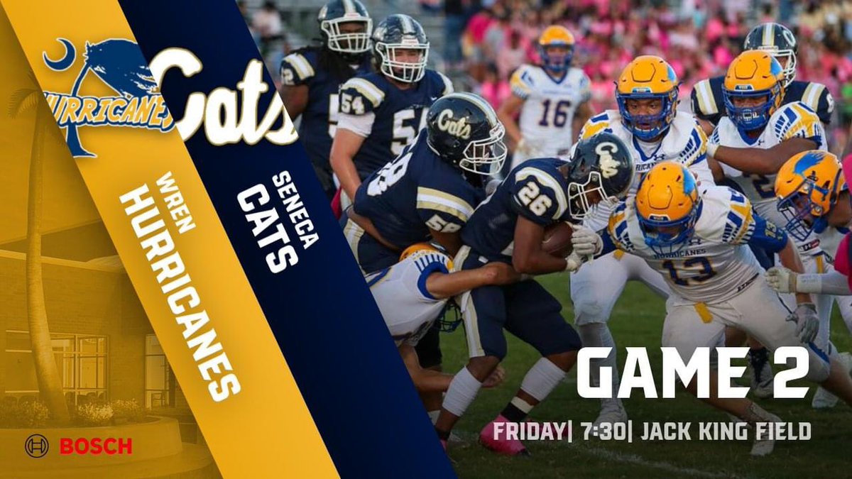 🌀🌴🏈 GAME ✌🏽: Wren Youth Association Night 

⏰: 7:30p Kickoff
🎟: gofan.co/event/1010749?… or $8 cash available at the Gate as well

Let’s pack it out again tomorrow night!! 

<a href="/MrCoachFrate/">Anthony Frate</a> <a href="/CoachPerdomo/">Chris Perdomo</a> <a href="/Miller_Jordan3/">Jordan Miller</a> <a href="/ZachPritchett/">Zach Pritchett</a> <a href="/cnmerritt14/">Christian Merritt</a> <a href="/OfficialWren/">Wren High School</a>