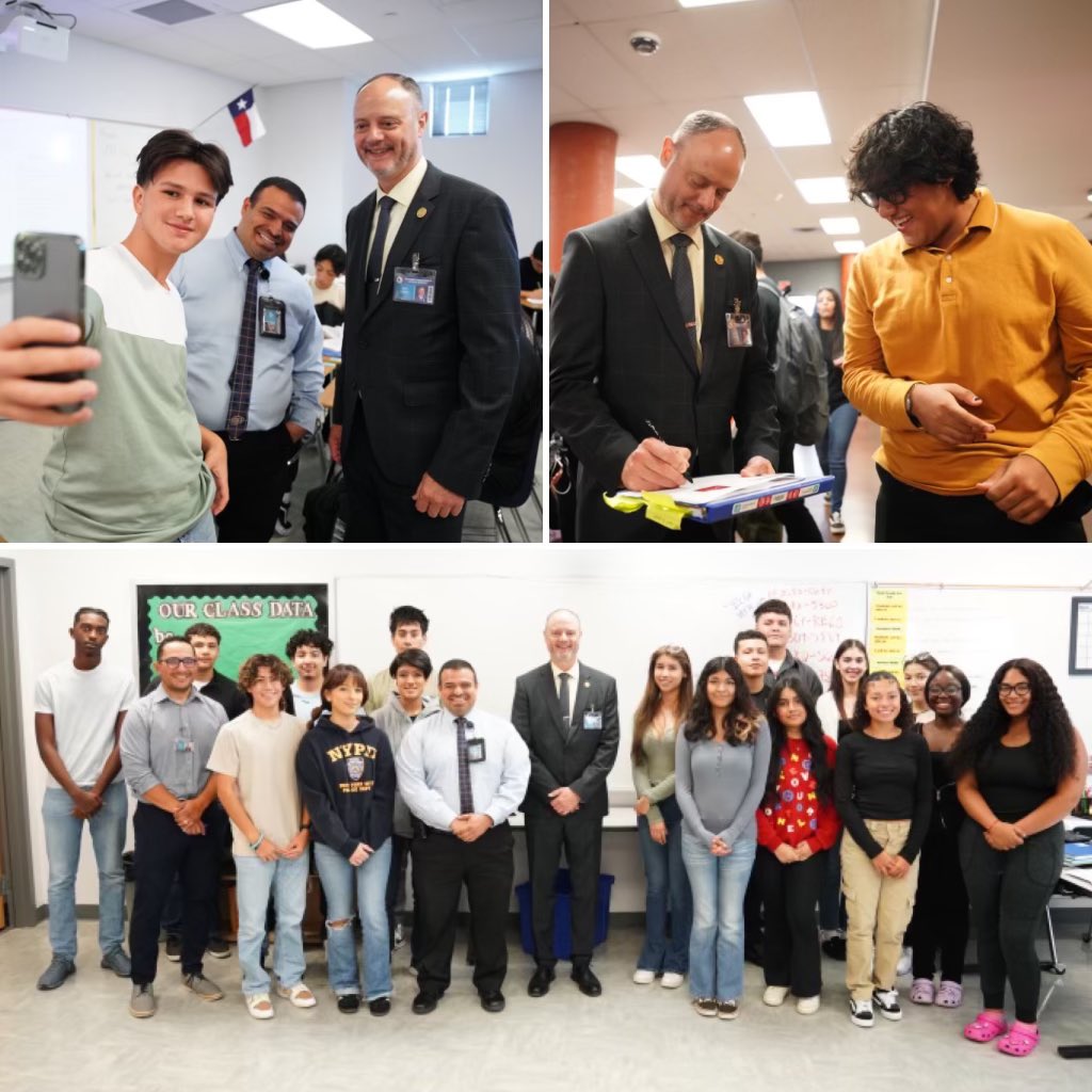 More fantastic visits and awesome conversations with students, faculty and staff today. Always inspiring to walk through schools and visit classrooms to see first-hand the outstanding work that is being accomplished. Seize Your Opportunity, #TeamSISD!