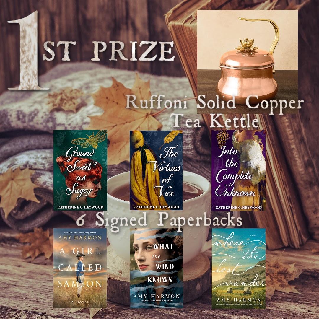 CCHeywoodauthor's tweet photo. FALL INTO a COZY CUP of HISTORICAL FICTION Giveaway opens on Monday, September 4th and runs through Friday, September 29th!

Follow me and @aharmon_author for more details coming soon!

#Giveaway #Free #historicalfiction #readerslife https://t.co/FW4D6plTOi