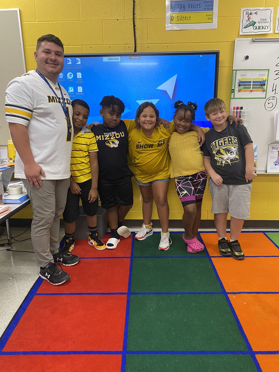 Happy first college game day for the tigers! #cpsbest #Futuretigers