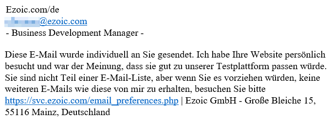 msxfaq's tweet photo. Hallo @EzoicDach . Auch Besucher meiner Webseite dürfen nicht automatisch davon ausgehen, dass #OptIn/#DoubleOptIn für ihre "Newsletter" nicht gelten. Sie werden mich definitiv nicht als Kunden gewinnen und bei der nächsten Mail eskaliere ich weiter https://t.co/NlNGeGk79u