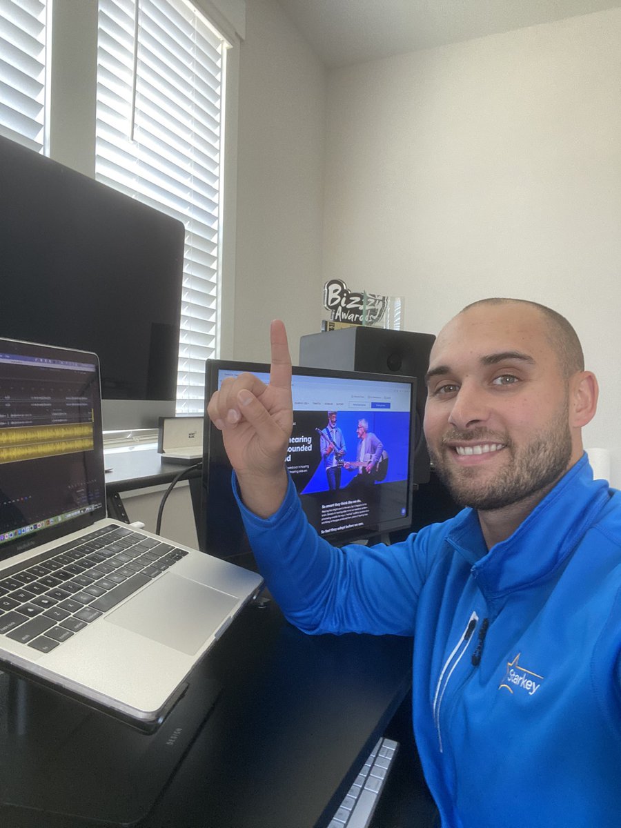 BlaiseDelfino's tweet photo. Launch Day 🚀
Congratulations to the entire @starkeyhearing team! The BEST just got BETTER!
I was editing the latest #StarkeySoundBites podcast that will release next week! Great conversation between @DFab1959 and Nate Johnson all about #StarkeyGenesisAI https://t.co/VaYBNnNyK5