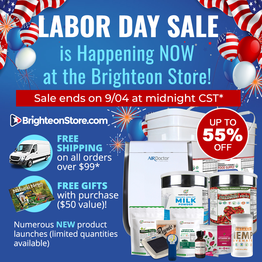 RealBrightShop's tweet photo. Celebrate Labor Day with the Brighteon Storeβs Labor Day Sale
#laborday #labordayweekend #superfood #supplement #Sale #healthbenefits #organic #labverified #overallhealth #healthyliving #wellness #lifestyle https://t.co/Fea9LR7TF2