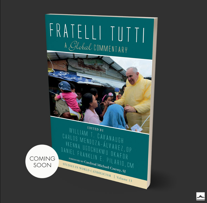 ::: Coming in October ::: 
The 1st truly global commentary on a papal encyclical, our newest book from @wipfandstock explores Pope Francis' 'Fratelli Tutti' with essays from 32 scholars from across the globe: bit.ly/45mfjIL

@stanchuilo, @CesarKuzma, @AnnaRowlands1
