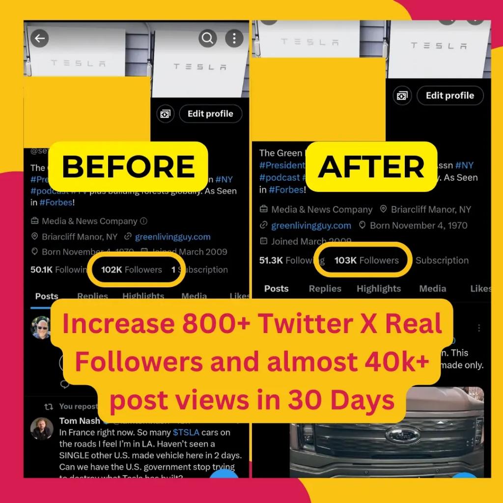 WebRasel's tweet photo. Increase your Instagram &amp; Twitter real followers. No fake no boot. Manually work. Grow your profile organically. Per day 15-20 real followers. 
#grow #followers #Businessman #news #ElonMusk #TwitterX https://t.co/jzbOW1YqQa