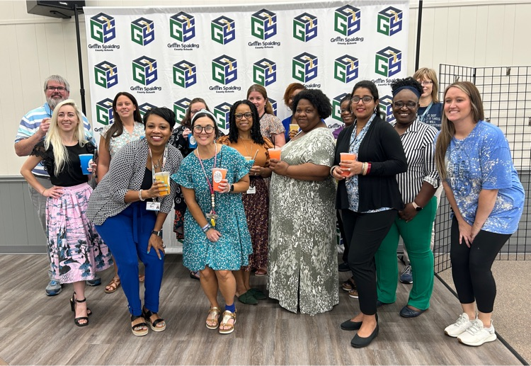 Today, at the Superintendent Advisory Meeting, GSCS Teachers of the Year are enjoying tea from our new Partner In Education Downtown Nutrition! Thank you for supporting our staff!