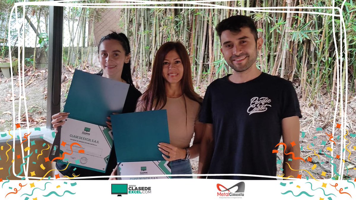 clasedeexcel's tweet photo. 🎓 ¡Un brindis por los graduados del Curso de Excel Presencial de Metalcimento! 📊

🎉 Han forjado sus habilidades en presentación de informes y están listos para impulsar su éxito.🌟💼

#GraduadosDestacados #ClaseDeExcel #ClasePresencial #AprendeExcel #ExcelProfesional https://t.co/f2871ONIzt
