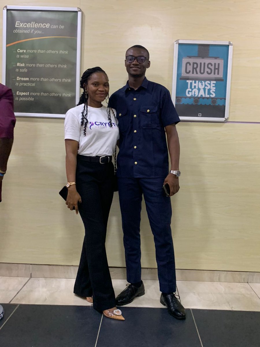 Joyce_Joe_E's tweet image. Day 1  at the Web3 Lagos Conference was 🔥🔥🔥🔥

Met with the super chill @NdukaAnthonyA in person.

Can&apos;t wait for Day 2

 #Web3Lagosconference