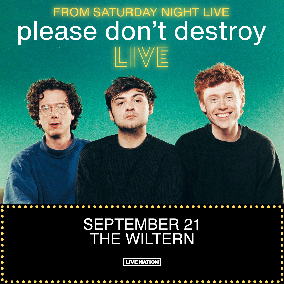 LA! Don't miss your chance to see Please Don't Destroy take our stage on September 21! For a limited time, we have tickets starting at $20.  Get yours now before they’re gone! 🎟️ Grab your tickets here: livemu.sc/44Cc7HQ