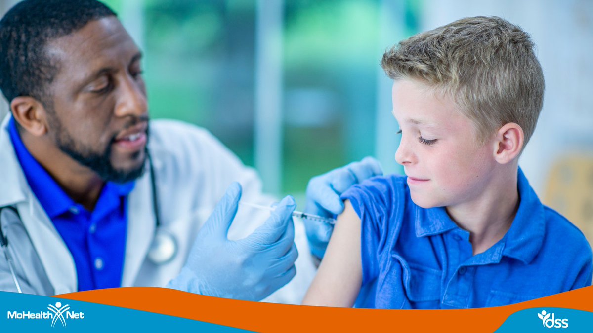 DSS_Missouri's tweet image. Regular well-child visits and immunizations help keep children on track for lifelong health. If your child is due for a check-up or vaccination, call your doctor’s office today. 
#WellChildVisits | #Immunizations | #GetCovered | #MoHealthNet | #WeServeMO