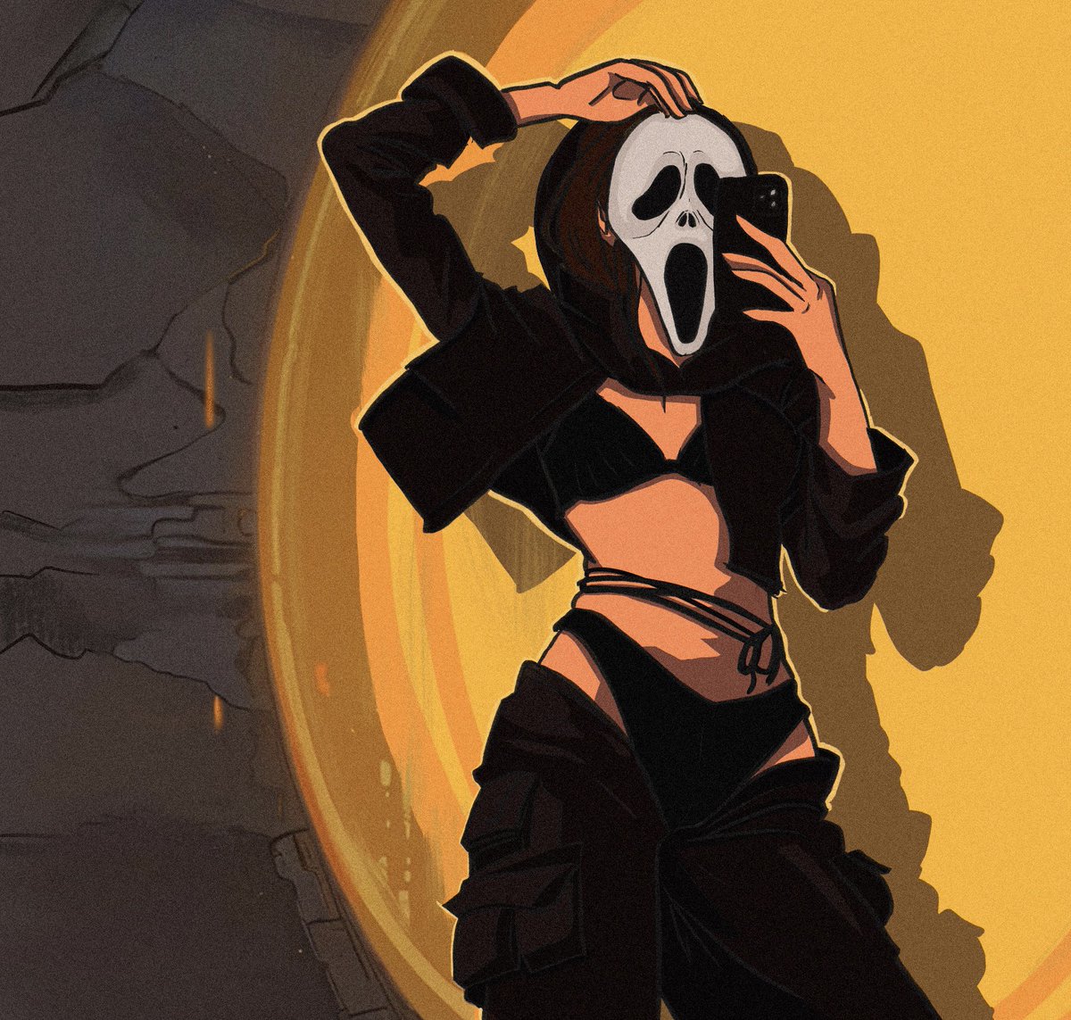 Einfach weil es sonst in meinen Ordnern versauert.. 

#art #artist #drawingart #Scream