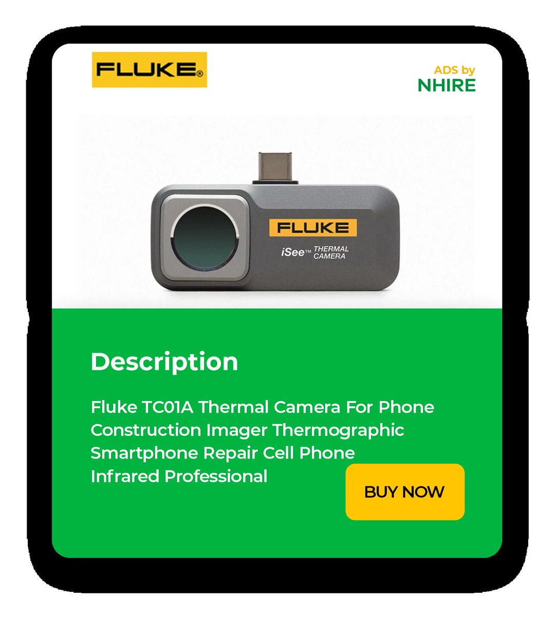 Amosryches's tweet image. Fluke TC01A Thermal Camera For Phone Construction Imager Thermographic Smartphone Repair Cell Phone Infrared Professional click on the link to get it. #photolovers #cameras #cameralover #pictures