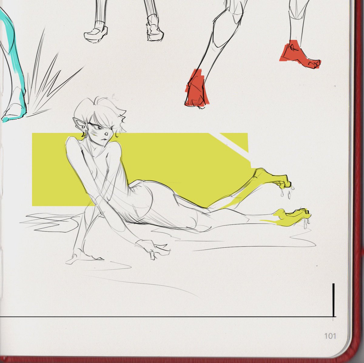 Modojo2's tweet image. Daily sketches from imagination 083123 #art #study #krita