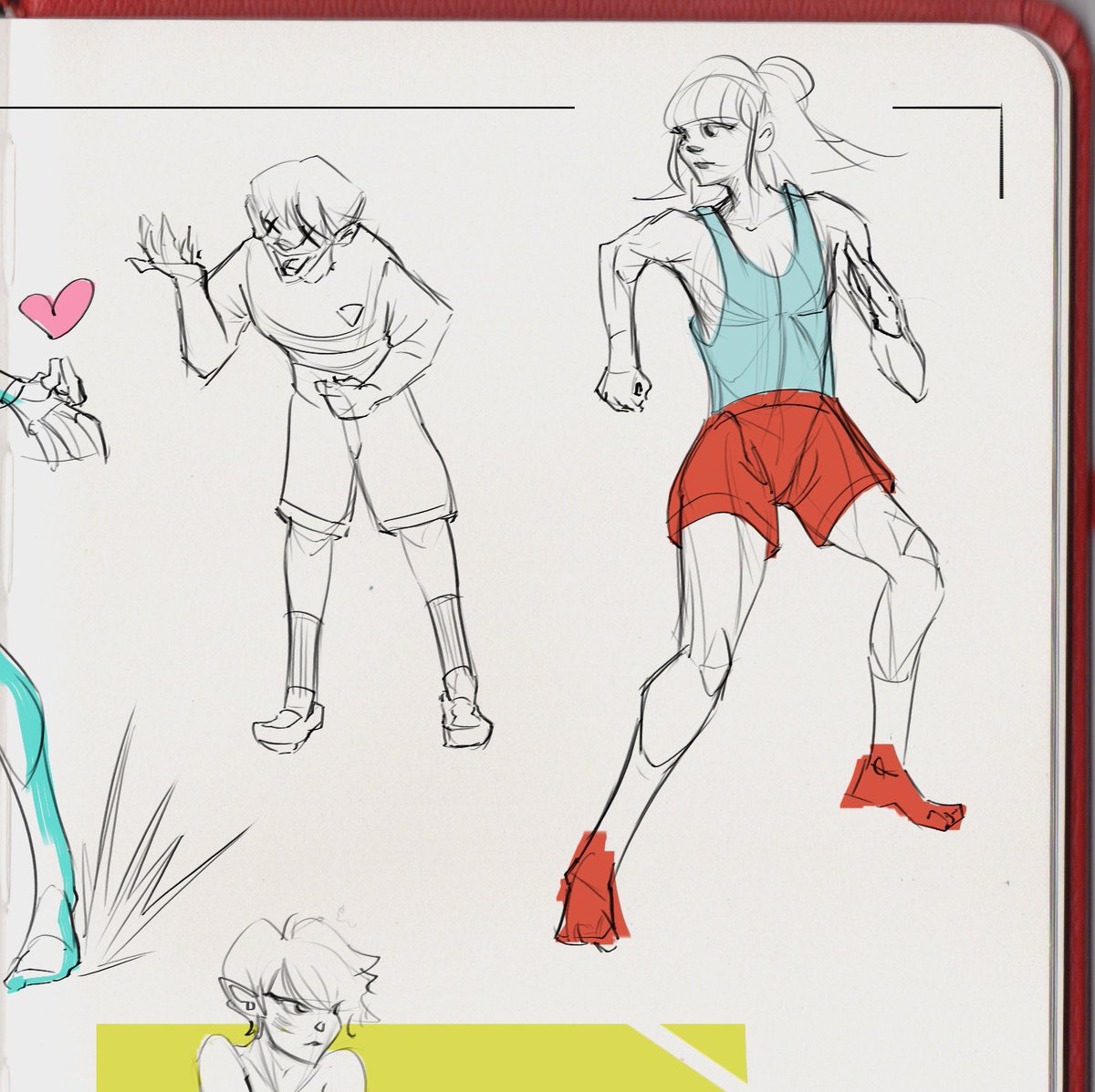 Modojo2's tweet image. Daily sketches from imagination 083123 #art #study #krita