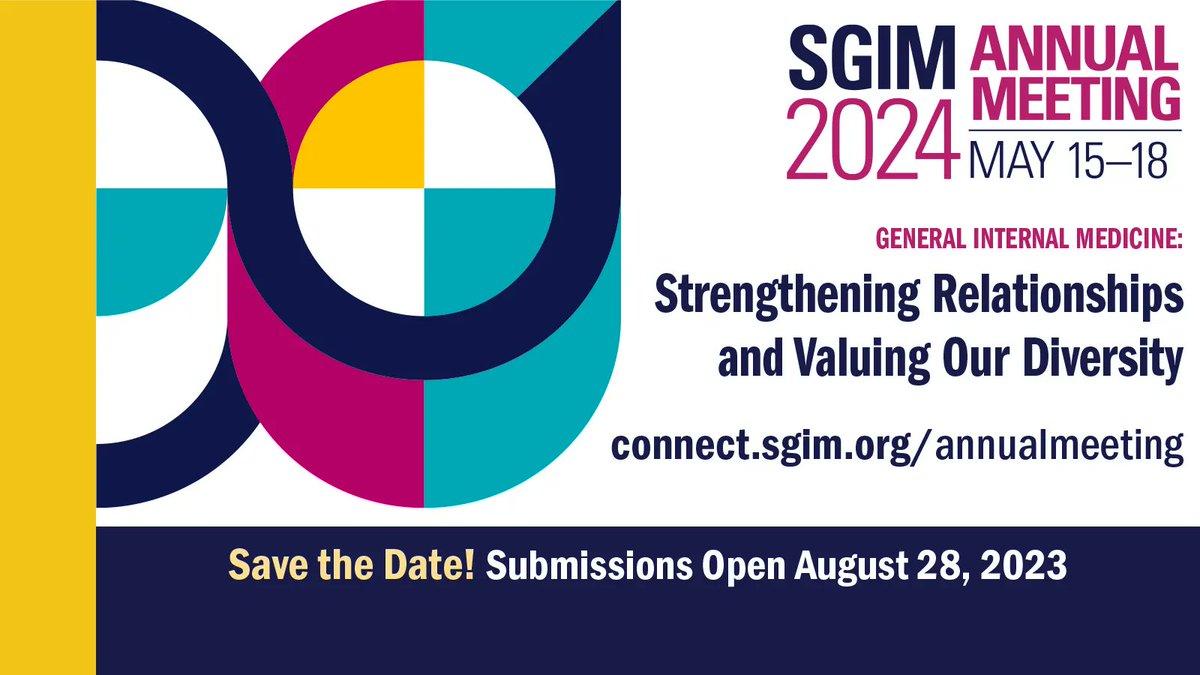 SGIM (@societygim) on Twitter photo Are you a member of SGIM? Are you interested in getting more involved? We have the perfect opportunity for you! Sign up as a peer reviewer for #SGIM24! Sign up through your SGIM account by 9/27! <a href="/gerritym1/">MarthaGerrity</a> <a href="/JabberJ11/">Jenny Schmidt</a>
#meded #medtwitter #ProudToBeGIM Are you a member of SGIM? Are you interested in getting more involved? We have the perfect opportunity for you! Sign up as a peer reviewer for #SGIM24! Sign up through your SGIM account by 9/27! <a href="/gerritym1/">MarthaGerrity</a> <a href="/JabberJ11/">Jenny Schmidt</a>
#meded #medtwitter #ProudToBeGIM