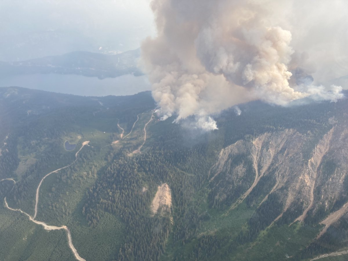 CFJC_Dave's tweet photo. Area Restriction Order timeframe extended around the Downton Lake wildfire north of Lillooet.
#Kamloops
https://t.co/opOSUWE99g https://t.co/Her9l1zWnN