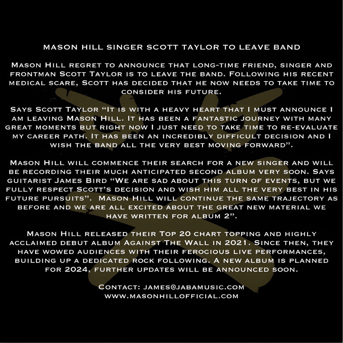 Mason Hill (@masonhillband) on Twitter photo 