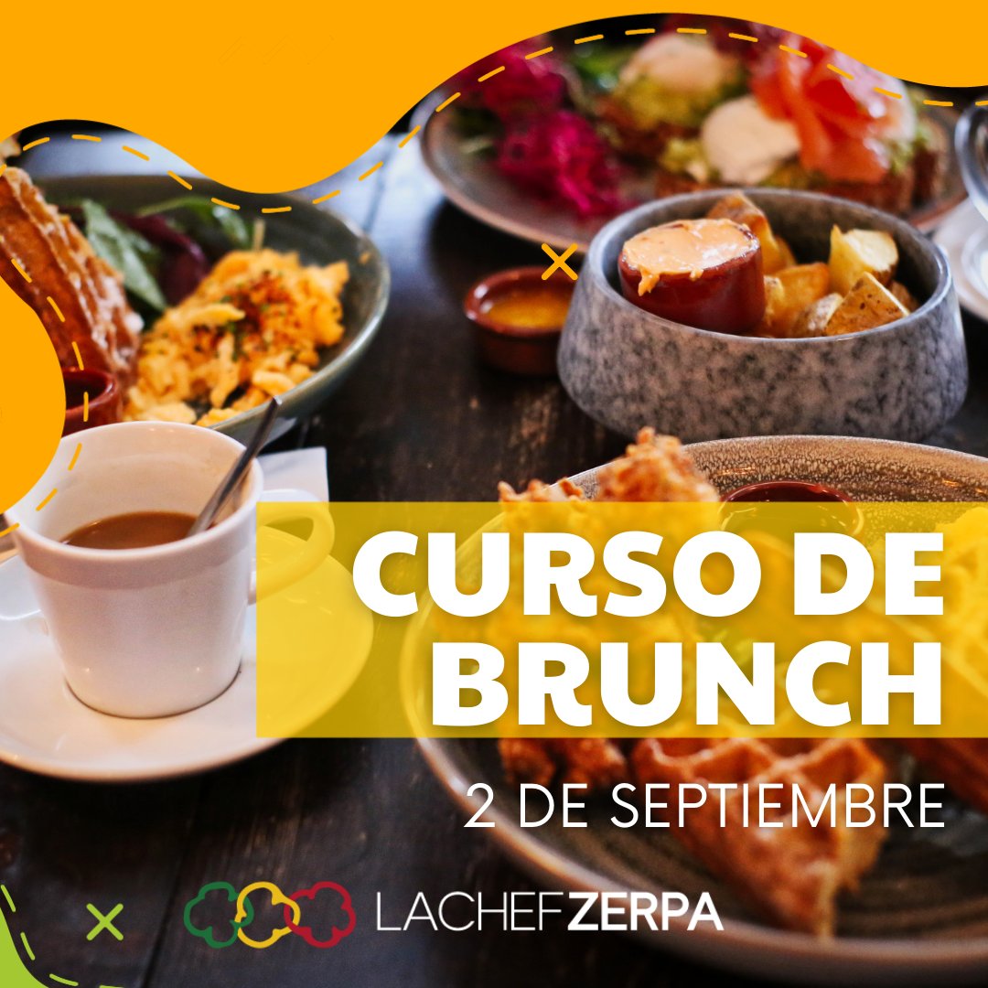 lachefzerpa's tweet image. Brunch. Desayunar tarde o unir desayuno con el almuerzo. La unión de las palabras Breackfast y Lunch. Levantarse tarde un domingo y comer un plato contundente. En este curso aprenderás recetas pensadas para que el desayuno sea el protagonista del día.