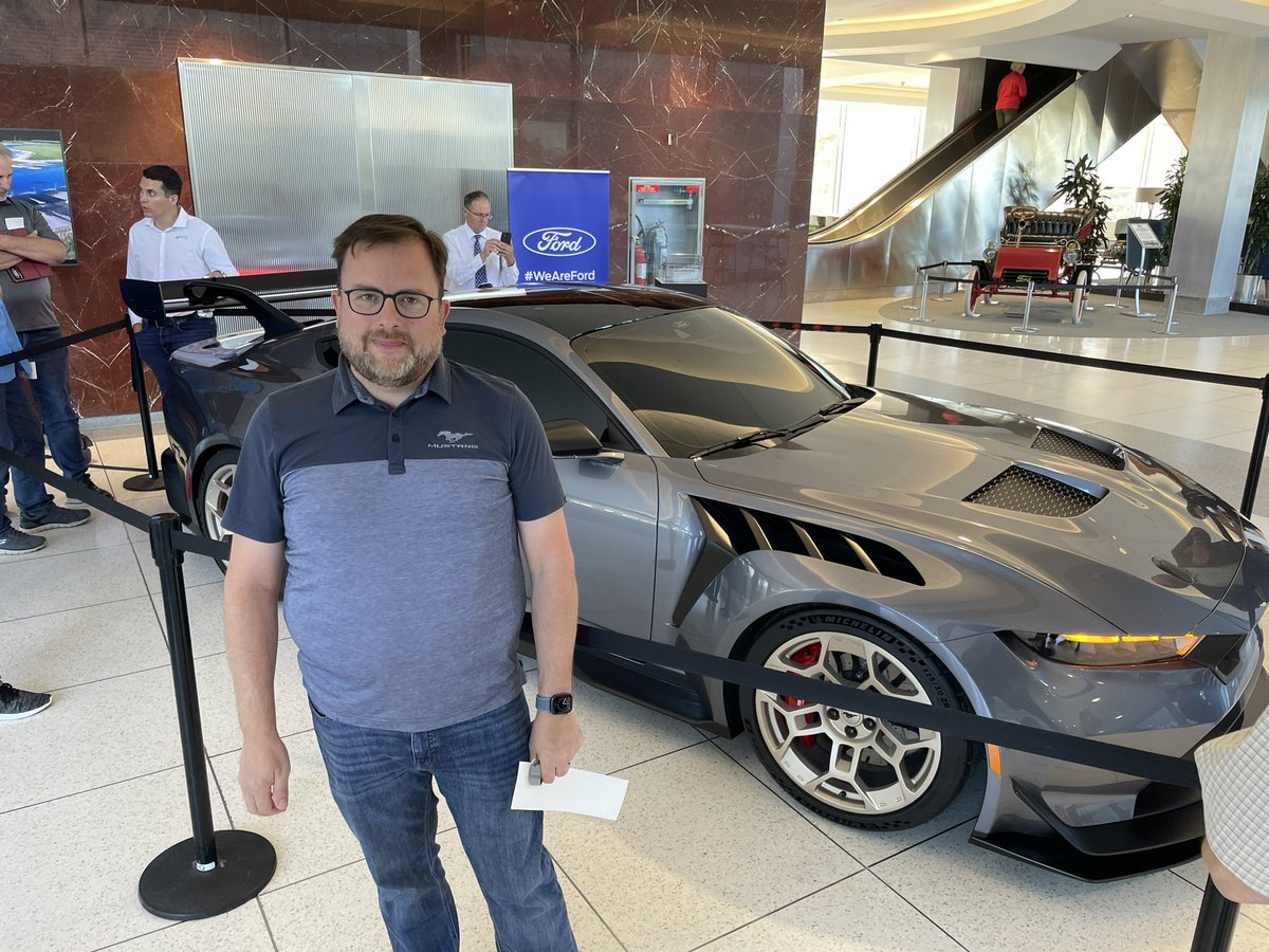 Got a preview of the Mustang GTD today! #builtFordProud #weareFord