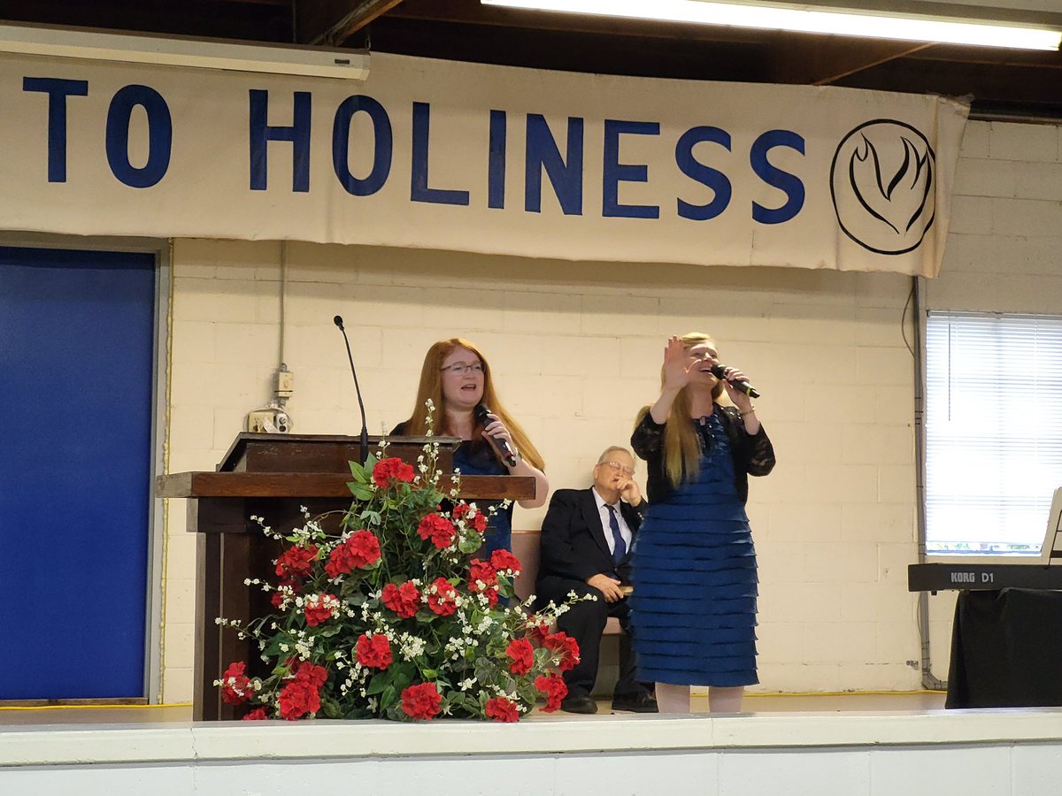 Thank you to the South Indiana Holiness Association camp meeting in Oakland City for letting #tHP bring our booth to your wonderful event! 

We are so thankful for every church and camp meeting that continues to promote the message of full #salvation and scriptural #holiness.