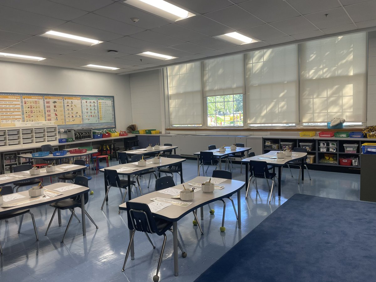 Ready to welcome a new group of second graders in the morning. 🍎
<a href="/NMSCTP/">Kathleen Ramirez</a> <a href="/NMSCTAP/">North Mianus School</a>