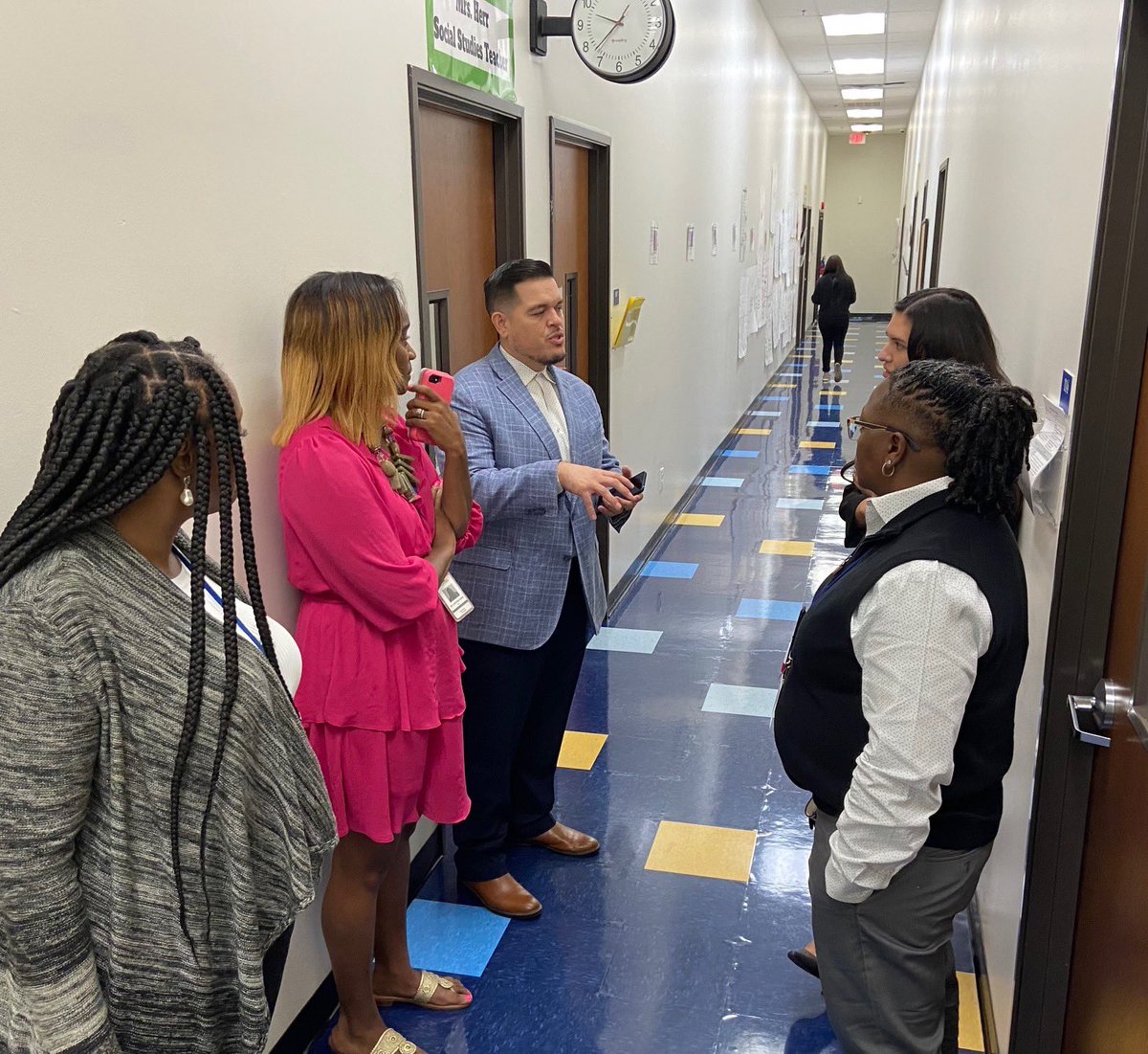 Enjoyed hosting and collaborating with principals from additional TCAN schools. We calibrated on instructional observations, procedures, and data analysis.