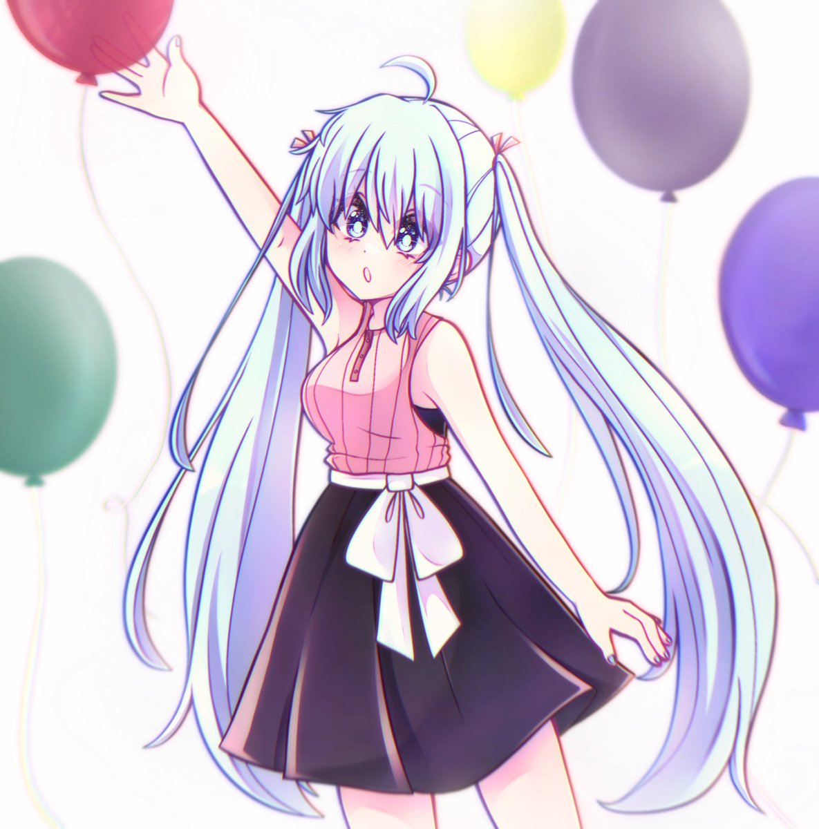 HAPPY BIRTHDAY MIKUUUUUUUUUU 🎈🎉🎊🩵💙🩵💙🩵💙
#hatsunemiku #miku #vocaloid #vocaloidfanart #myart #animeart