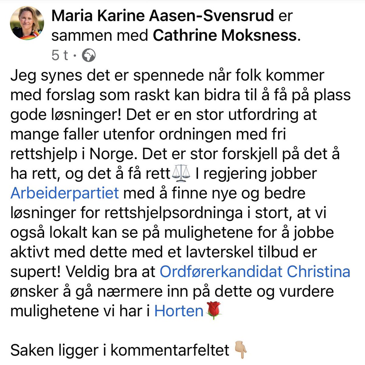 rettssenteret's tweet photo. Gøy når rettshjelp blir lokalpolitikk! Vi ser etter testkommuner, og Horten ønsker et pilotprosjekt velkommen. Klar for å etablere og utvikle en førstelinjetjeneste med rettshjelp for utsatte og sårbare barn og unge i kommuner utenfor Oslo. https://t.co/i28cBu43vP https://t.co/GkaxhkaT3d