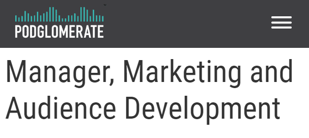 ✨ Excited to share that my team at <a href="/podglomerate/">Podglomerate</a> is growing! ✨

If you're passionate about audio/podcasting and audience strategy (and career growth), then this is the job for you: podglomerate.com/job-opportunit…

<a href="/WritersofColor/">Writers of Color</a>
#ReignyDayJobs #mediajobs #journojobs #podcast